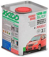 Напівсинтетична моторна олива ХАДО (XADO) Atomic oil 10w-40 1 л