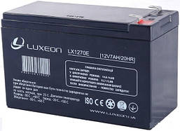 Акумулятор Luxeon LX12-70E 7Ah мультигель (AGM) для ДБЖ