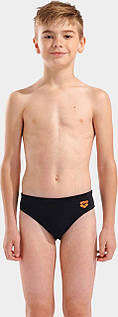 Плавки слипы для мальчиков Arena BRIGHT SWIM BRIEFS черный, оранжевый Дит 152 см