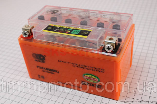 Мотоакумулятор OUTDO 12v7a.h. GEL, фото 2