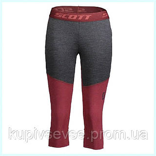 Термоштани Scott W Defined Merino XS Red Dark Grey (1081-277794.7051.005), 88A2049B3X