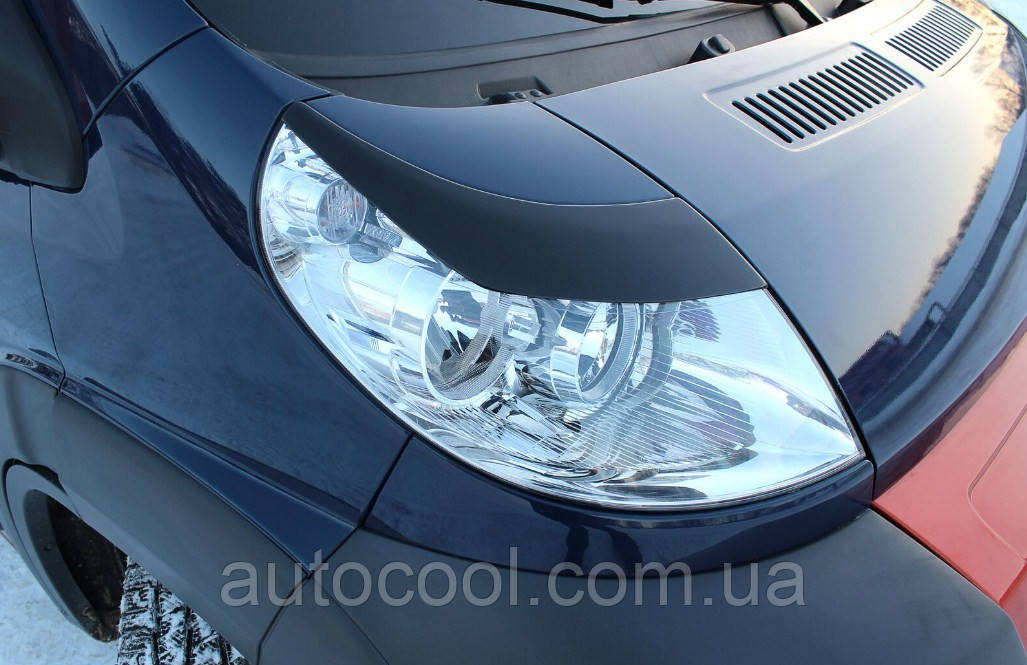 Вії на фари Citroen Jumper 2006-2014 р. в. ABS пластик, фото 1