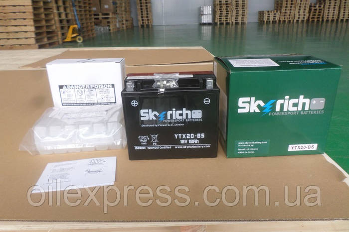 Купить Аккумулятор на квадроцикл (мотоблок) 12 В 18 Аh электролит ...