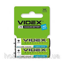 Батарейка Videx лужна Videx R6/AA