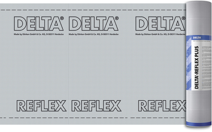 Dorken Delta Reflex PLUS - фольгована енергозберігаюча пароізоляційна мембрана 