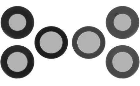 Скло камери Apple iPhone 12 Pro Max (без рамки) (3шт) (PRC) Black, фото 1