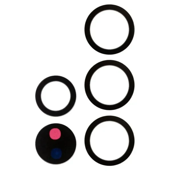 Скло камери Samsung G998 Galaxy S21 Ultra 3+1+1 Black, фото 1