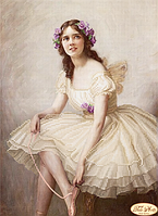 Вишивка бісером "В образі феї" 24х34