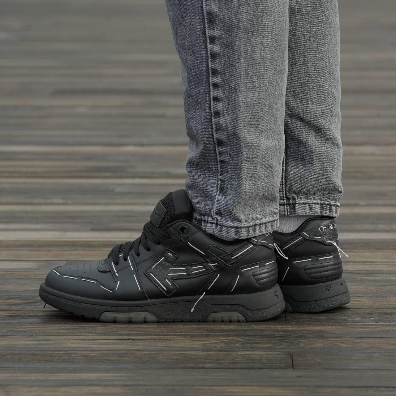 Off White Out Of Office 'Sartorial Stitch - Black' 37 39