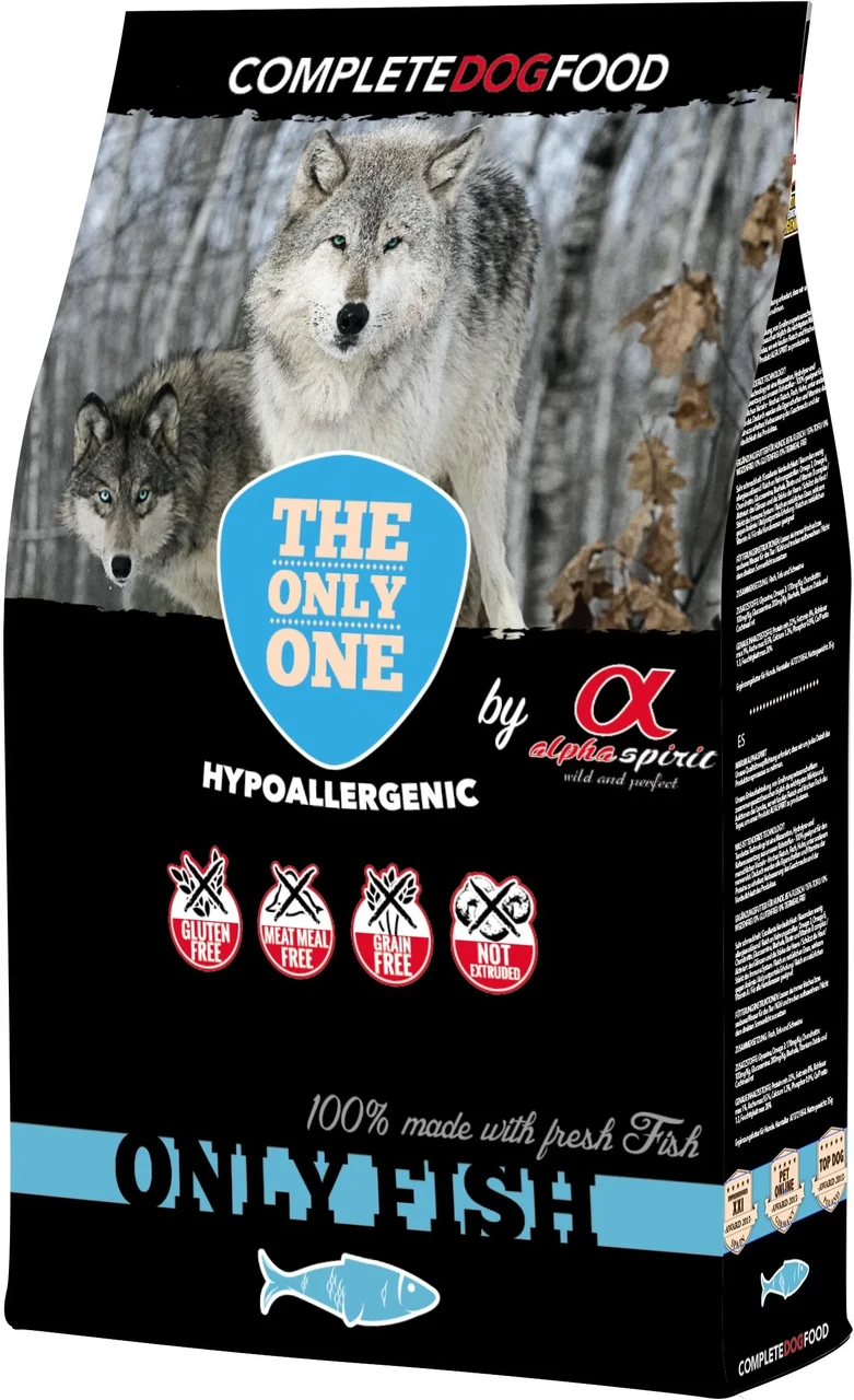 Корм для собак Alpha Spirit Only Fish 85% Риби Беззерновий 12 кг, фото 1