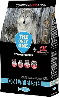 Корм для собак Alpha Spirit Only Fish 85% Риби Беззерновий 12 кг