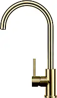 Кухонный смеситель Kernau KWT 27 Gold стоячий из нержавеющей стали