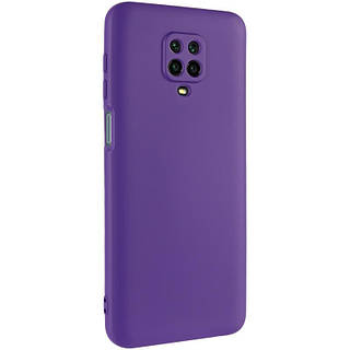 Чохол TPU GETMAN Liquid Silk Full Camera для Xiaomi Redmi Note 9s / Note 9 Pro / Note 9 Pro Max Фіолетовий / Ultra Violet