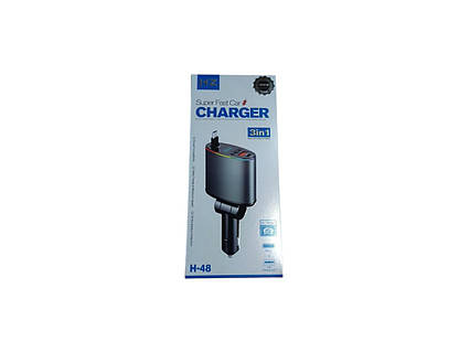Трансмитер FM SUPER FAST CHARGE 3в1 H-48