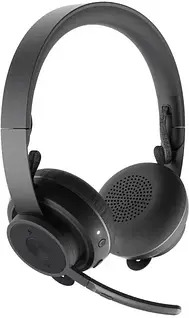 Наушники LOGITECH Zone Wireless Teams Graphite с микрофоном ANC