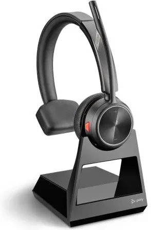 Наушники Poly Savi 7210 DECT беспроводные черные с микрофоном