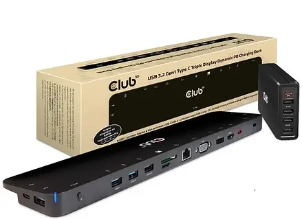 Док-станція CSV-1564W100 USB-C 3.2 Gen1 PD 100 Вт HDMI DP VGA