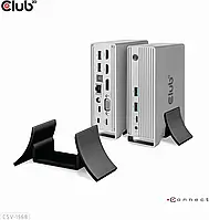 Док-станція Club3D CSV-1568 USB-C 120W метал 6 портів