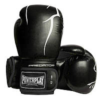 Боксерские перчатки PowerPlay 3018 Jaguar Черные 14 унций 4133968 tovar prosto