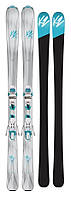 Лыжи горные (комплект) K2 BELUVED 78 TI+ER3 10 COMPACT 149см Silver/turquoise (10B0405.141.1+10B1012.141.2) (163 см