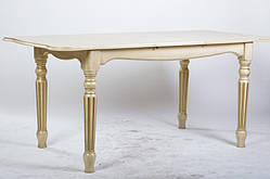 Стіл обідній розкладний Венеція слонова кістка