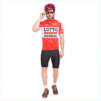 Велоформа короткий рукав SPOINT LOTTO MS-6818-R 2XL червоний-чорний, 860628C9BX