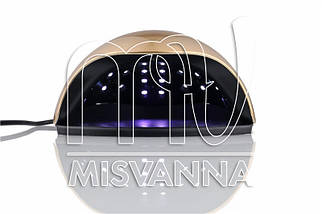Ультрафіолетова LED лампа Lilly Beaute SUN5X 48 Вт для сушки гель-лаку та гелю, золота, фото 4