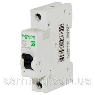 Автоматичний вимикач 40А 1 полюс тип З EZ9F34140 Schneider Electric Easy9