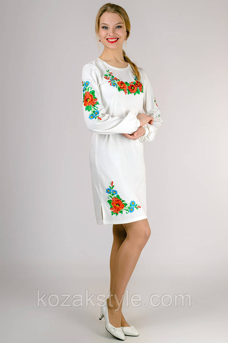 Плаття "Калина" (біле)