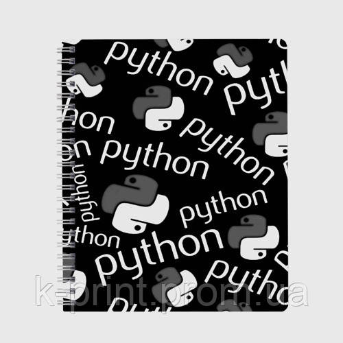Скетчбук «Python programming logo pattern», фото 1