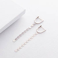 Срібні сережки "Міріади" 122378 Онікс