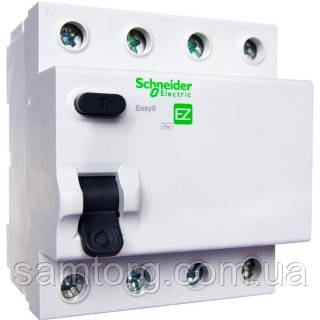 Діфреле (УЗО) 40А 30 мА 3 полюса EZ9R34440 Schneider Electric Easy9