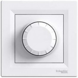 Світлорегулятор (диммер) поворотний 600 Вт Schneider Electric Asfora Білий EPH6400121