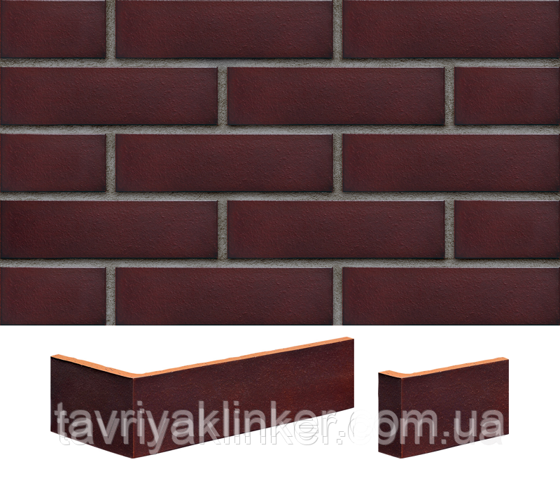 Плитка клінкерна облицювальна King Klinker (07) Кармазиновий острів 250х65х10