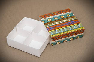 Коробка-пенал універсальна (етно) 16х16х5,5 см