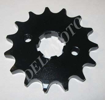 DELTA - зірка ланцюга передня (чорна)  428*15 Т