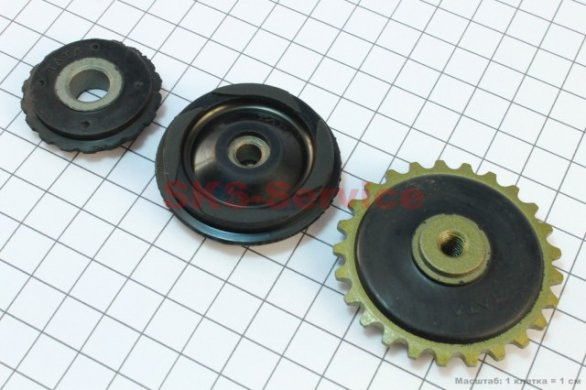 DELTA - ролики ланцюга  ТАТА  (к-кт 3шт)