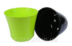 Вазон подвійний глянцевий кольоровий №5