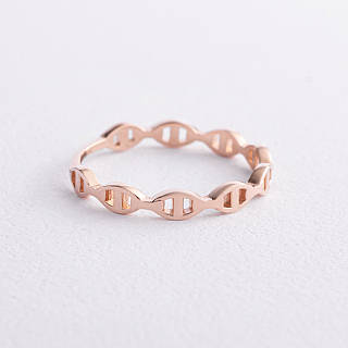 Кільце "Helen" у червоному золоті mini к08430