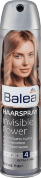 Лак для волосся "Невидимий" Balea 300 Ml Німеччина