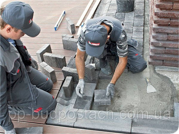 Технологія укладання тротуарної плитки