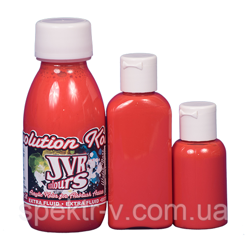 Фарба для аерографа JVR Revolution Kolor, opaque vermillon #108,30 мл, фото 1