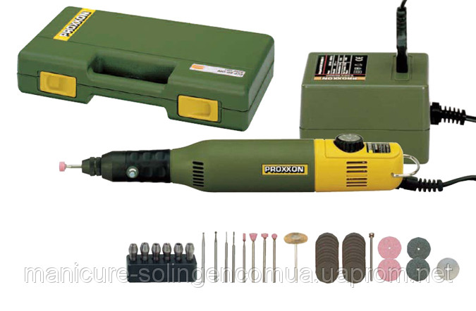Набір для манікюру і педикюру (бормашина Micromot 50/E) Proxxon 28515