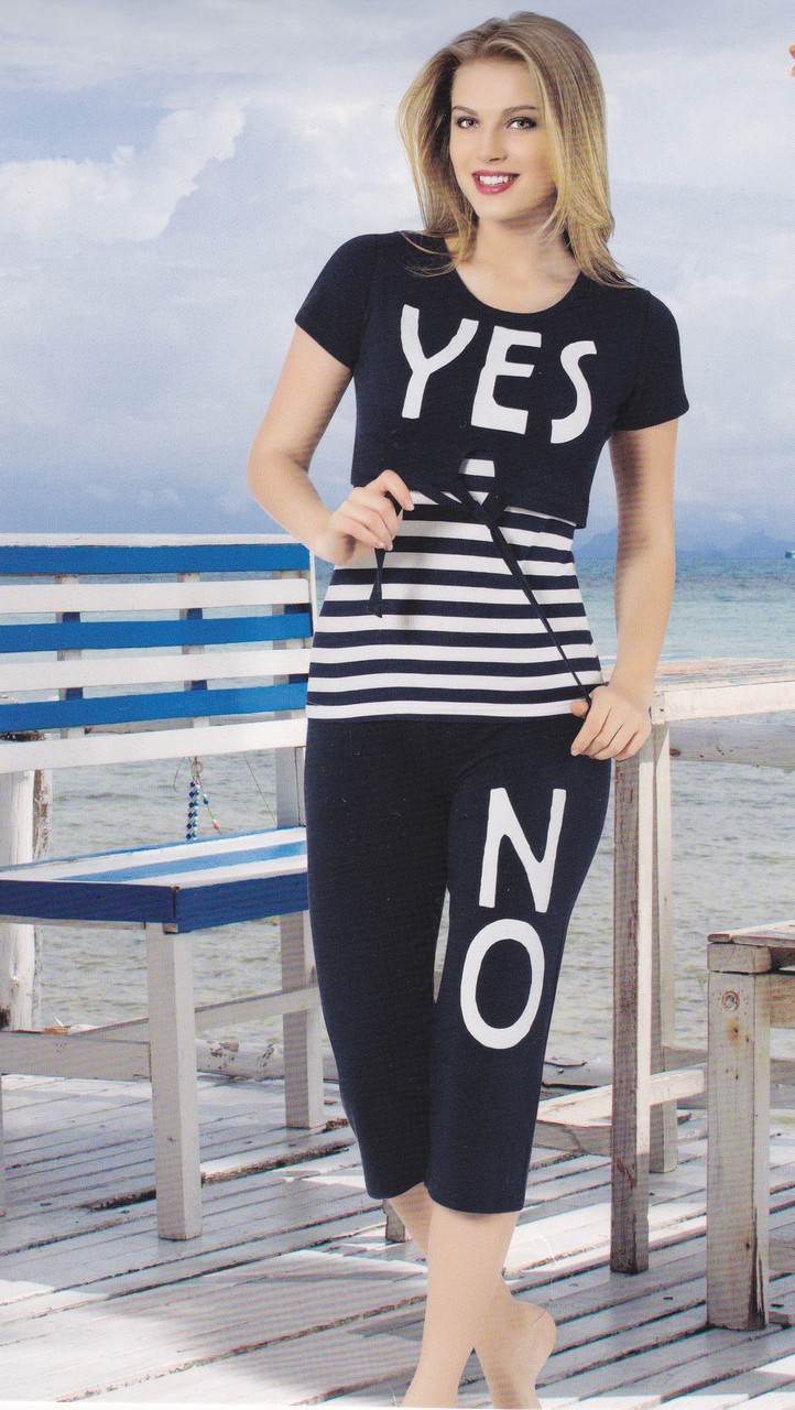 Піжама жіноча з бриджами, фото 1