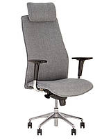 Компьютерное офисное кресло для руководителя Соло Solo R HR steel ES AL70 с синхромеханизмом Новый Стиль