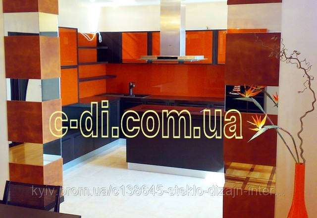 Скляні панелі на робочу поверхню кухні