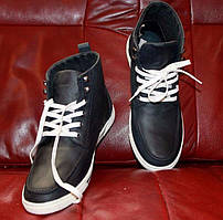 Чоловічі шкіряні черевики John Devin Німеччини темносині 41, 43, 44