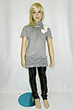 Плаття для дівчинки. Туніка з коротким рукавом 6-10 років, фото 2