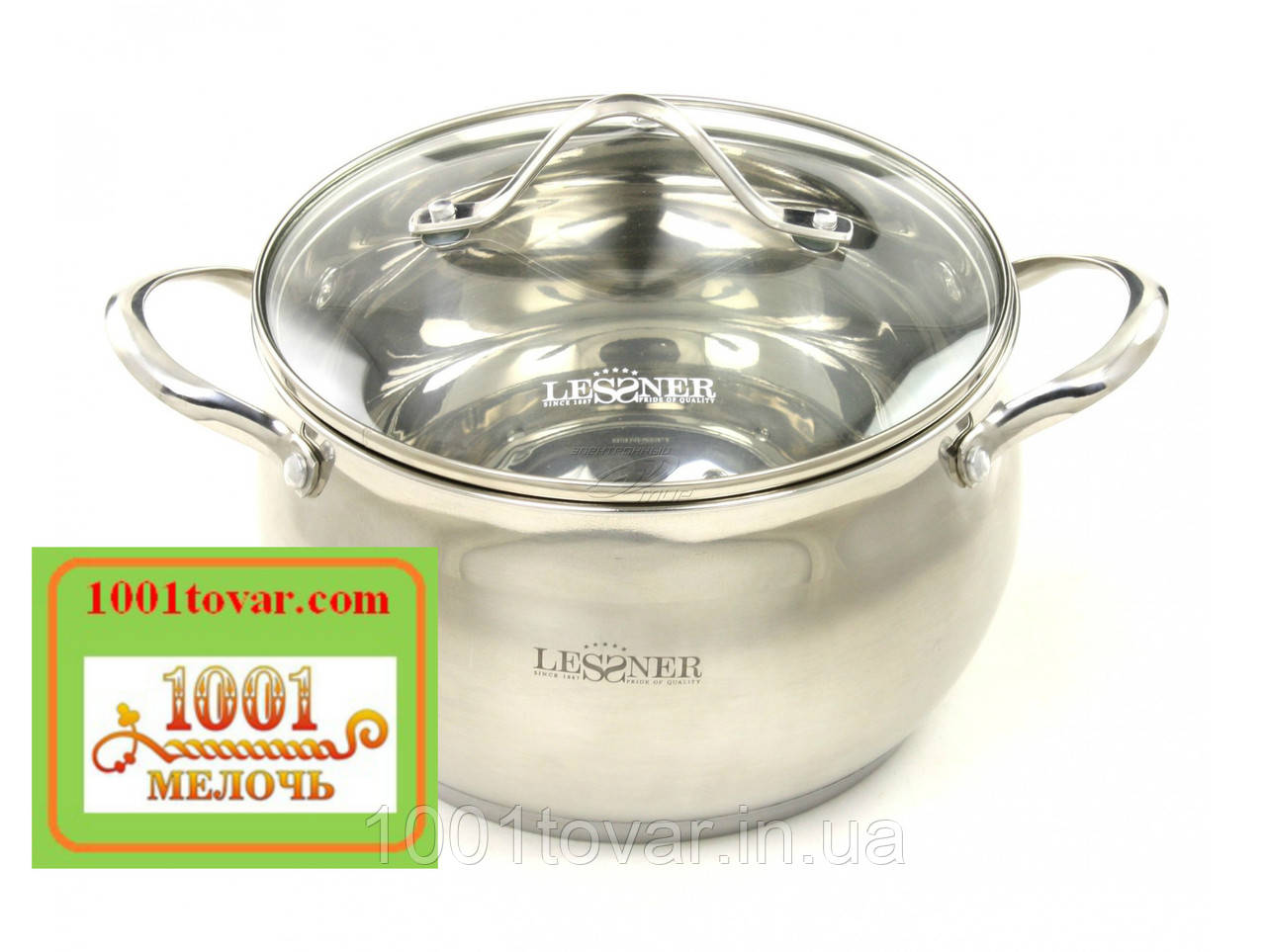 Каструля Lessner D20 див., об'єм 4 л, 55855-20, фото 1