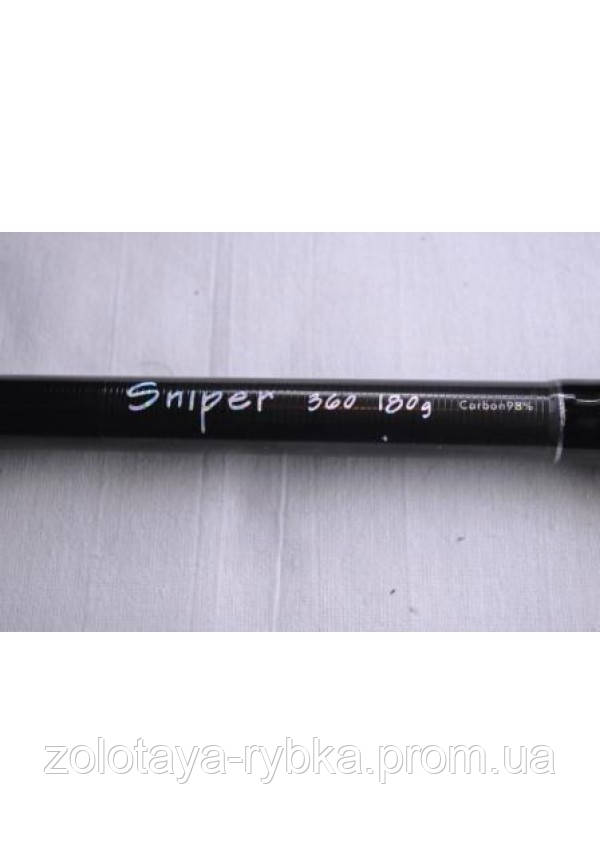 Спінінг короповий Shark Sniper 360 тест 180g carbon 98%